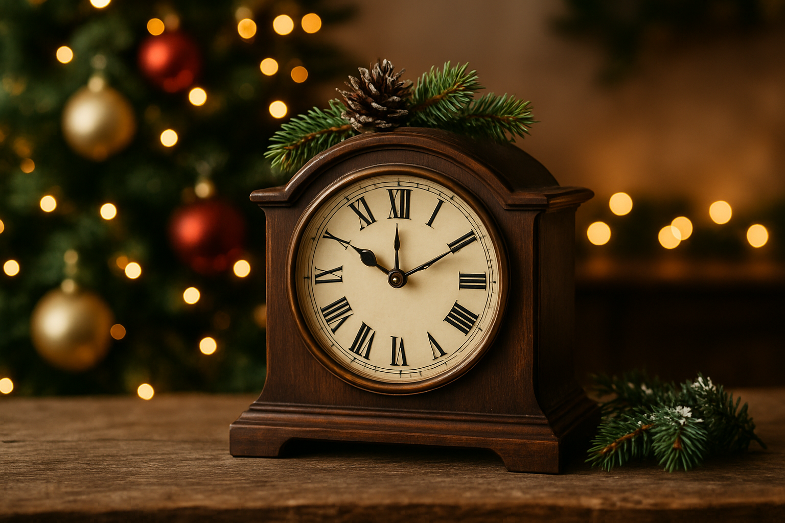 wie viele stunden bis weihnachten - Illustration